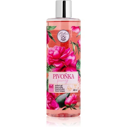 Gel de duș cu extract de pivoanță, Bohemia Gifts & Cosmetics, 400 ml