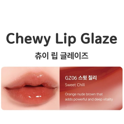 Ruj lichid lucios, Black Rouge, Chewy Lip Glaze Gz06, Sweet Chili, 3.5 ml