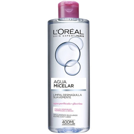 Apa micelara, L'Oréal, Skin Expert, piele sensibila, 400ml