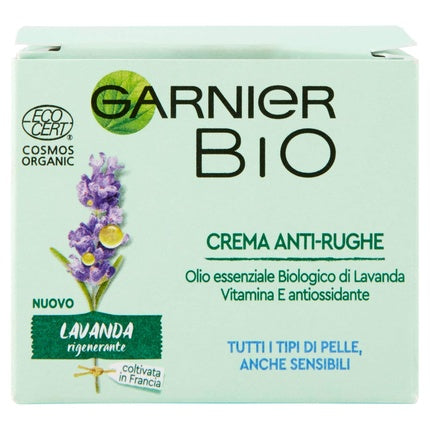 Cremă de față anti-rid, Garnier Bio, lavandă, 50ml