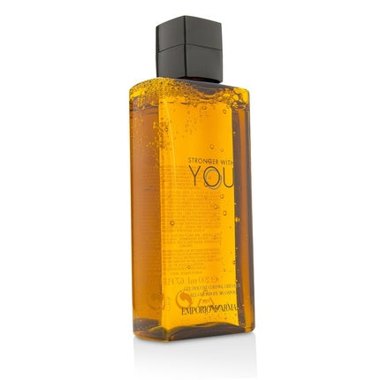 Gel de duș, Giorgio Armani, Emporio Armani Stronger With You, 200 ml, portocaliu