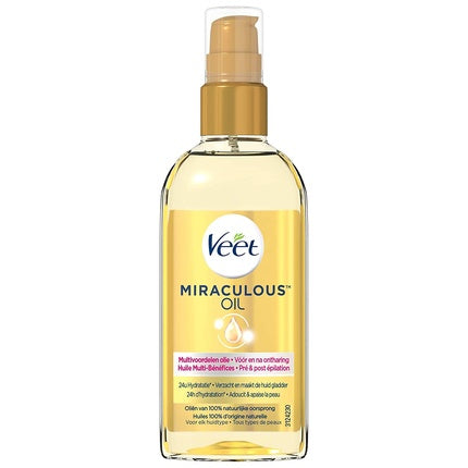 Ulei corp Veet Miraculous Oil, ambalaj cu pompă, 14.4 cm