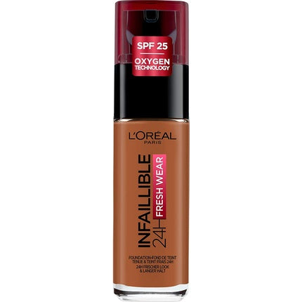 Fondant lichid L'Oréal Paris Infaillible Fresh Wear SPF 25 Sienna 30 ml