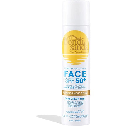 Spray protecție solară, Bondi Sands, SPF 50+, față