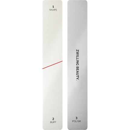 Zwilling File de unghii, Zwilling Beauty, model 3 Grained Surfaces, culoare albă