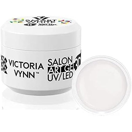 Gel Polish Victoria Vynn Art Gel 01 No Wipe White Solid Color Estándar Alb, 4.9x8.4 cm