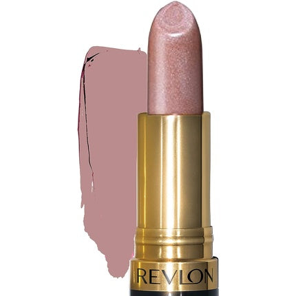 Ruj Revlon Super Lustrous Cappuccino, finisaj lucios, ambalaj clasic negru și auriu