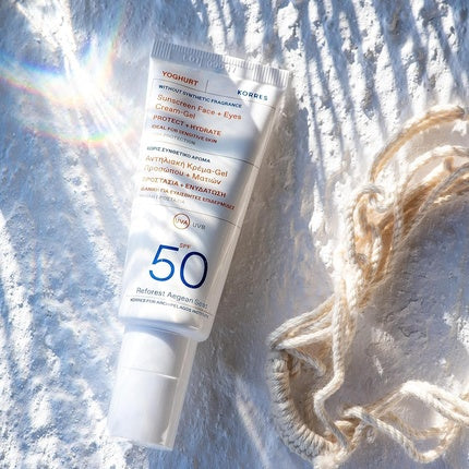 Cremă-Gel Față Korres Yoghurt SPF50 alb 40ml