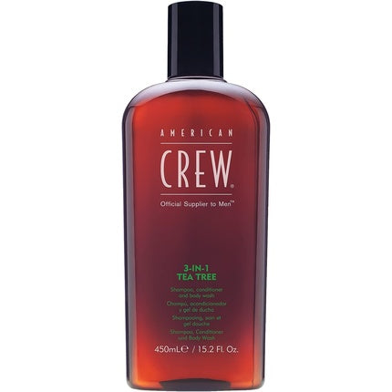 Sampon, American Crew 3in1 Tea Tree, 450ml