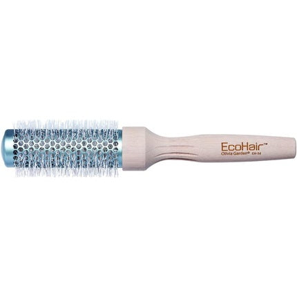 Perie de păr profesională Olivia Garden EcoHair, 34mm, din bambus eco-friendly, albastră