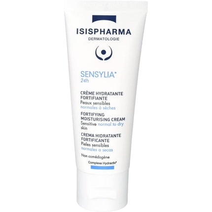 Cremă de zi, Isis Pharma, Sensylia 24h, pentru pielea deshidratată și deteriorată, tub 40 ml, alb