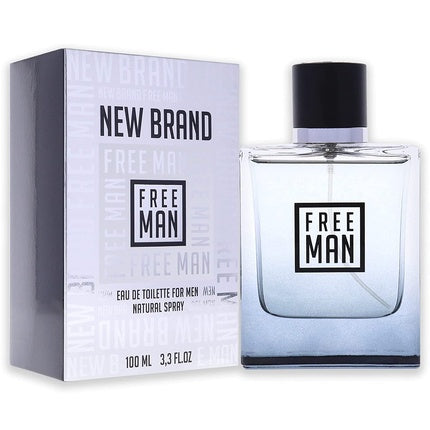 Parfum Bărbați Free Man Eau de Toilette 100ml, sticlă transparentă cu dop negru