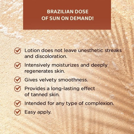 Loțiune bronzantă, Eveline Cosmetics, Brazilian Body 200ml