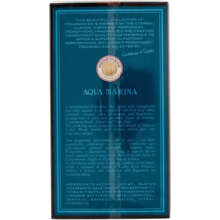 Apă de toaletă, Monotheme, Aqua Marina, 100 ml