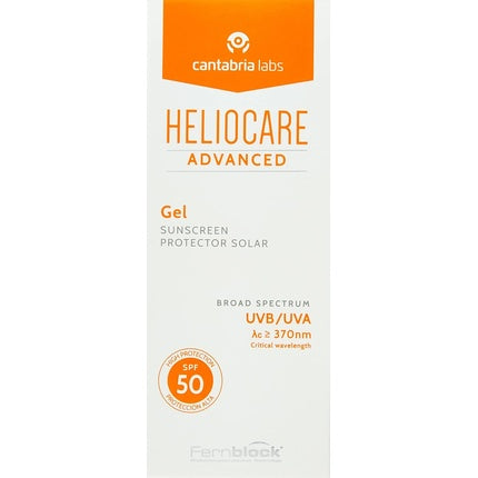 Crema Solară pentru Față, Heliocare Advanced Gel SPF 50, 50ml