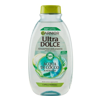 Șampon Garnier Ultra Dolce, Apă de Cocos, Aloe Vera
