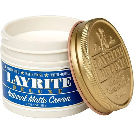 Crema de aranjat părul, Layrite, Natural Matte Cream, 120g, Finisaj Mat
