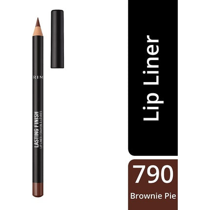 Rimmel London Lasting Finish 8h Lip Liner, 790 Brownie Pie, creion buze maro