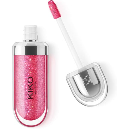 Luciu de buze Kiko Milano 3D Hydra Lip Gloss 10, roz cu sclipici, 20 ml
