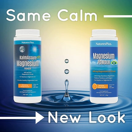 Supliment Magneziu, Nature's Plus, pudra, portocaliu, 400mg