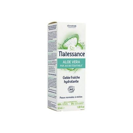 Gel de corp hidratant Natessance cu suc pur de aloe vera