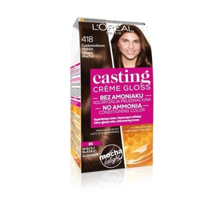 Vopsea de păr, L'Oréal Paris, Casting Creme Gloss, ciocolată mocca