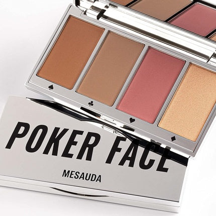 Mesauda Poker Face Palette Nr. 4 Dark, 20 g, argintiu