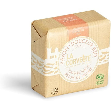 Săpun La Corvette, Gentle Soap Organic Vineyard Peach, 100g