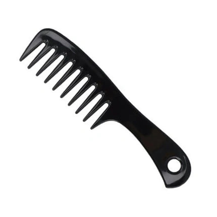 Eurostil Barber Comb For Highlights Negru, 20.1 cm, Plastic