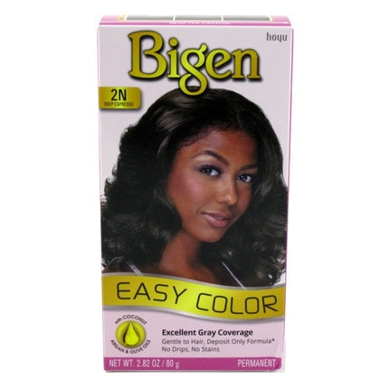 Vopsea de păr permanentă Bigen Easy Color 282 Deep Espresso, 158g
