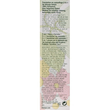 Fond de ten + Corector, Clinique, Beyond Perfecting CN 28 Ivory, 30ml