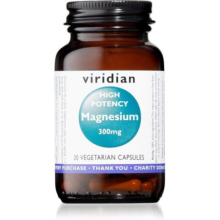 Capsule Magneziu, Viridian, 300mg, 30 bucăți