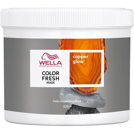 Masca colorata par, Wella, Color Fresh Copper Glow, 500ml