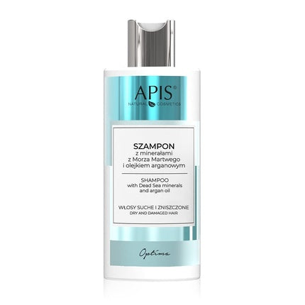 Șampon, Apis Professional, Optima, minerale Marea Moartă, ulei argan, 300ml