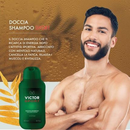 Șampon, Victor Manuelle, Sport, 250ml, verde