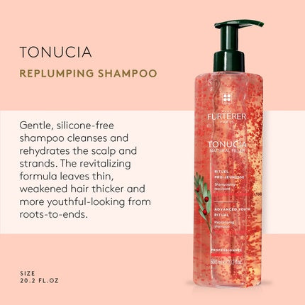 Şampon redensificator, Rene Furterer TONUCIA, 597 ml