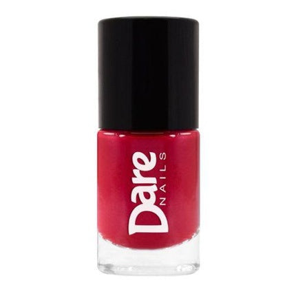 Smalt de unghii Dare Nails Sorbet 036n, roșu intens, capac negru, sticlă transparentă