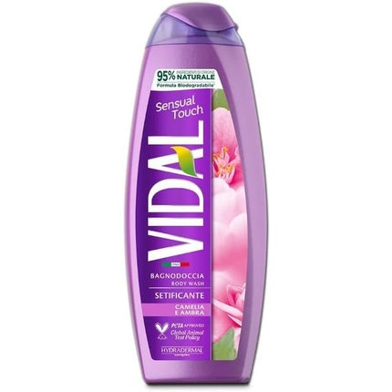 Gel de duș, Vidal, Camellia & Amber, 500ml