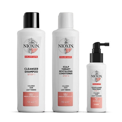 Set Sampon si Balsam, Nioxin, System 3 pentru Par Vopsit 350ml