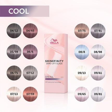 Vopsea de păr, Wella, Shinefinity Frosted Chestnut, 60ml