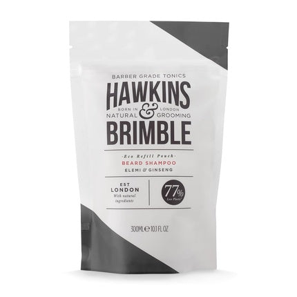 Șampon pentru barbă, Hawkins & Brimble, Refill Pouch, 10.1 fl oz