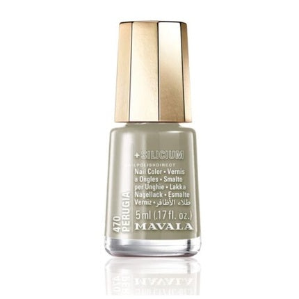 Smalț pentru unghii Mavala Terra Topia Perugia 470, 5ml, culoare verde pudră