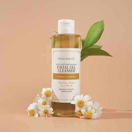 Gel curățare față, Alma Secret, Calendula și Mușețel, 200ml