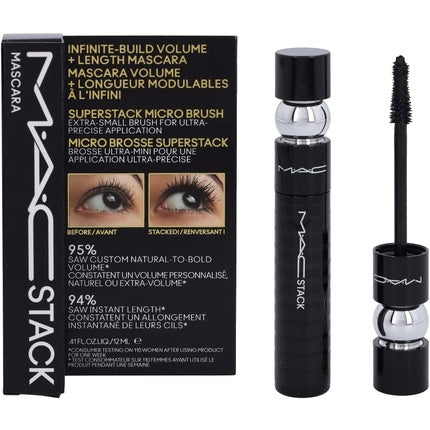 Mascara Mac Stack Micro Brush negru 12ml