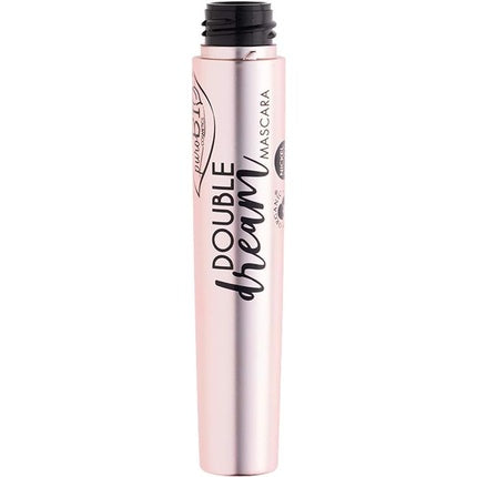 Mascara Purobio Double Dream Brown, ambalaj metalic roz