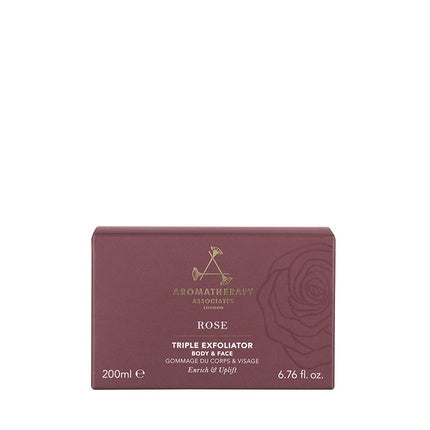 Exfoliant Corp & Față, Aromatherapy Associates, Rose Triple Exfoliator, 200ml