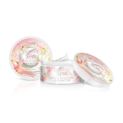 Crema de corp Púre Essence Dermo Spa cu ulei de avocado și flori albe, 200ml