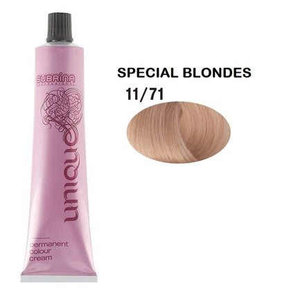 Subrina Professional Unique Permanent Hair Dye 1171 Special Chestnut Ash Blond 100 Ml