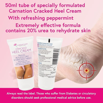 Cremă Picioare, Carnation, Cracked Heel, 60 g