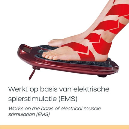Dispozitiv EMS pentru Circulația Sângelui, Bioenergiser Circulation Maxx Reflexology, roșu